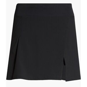 Zella Black Getaway High Waist Wrap Athletic Skort Skirt Shorts - Sz Large, NWT